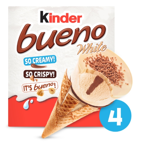 Glaces Cônes Chocolat KINDER BUENO