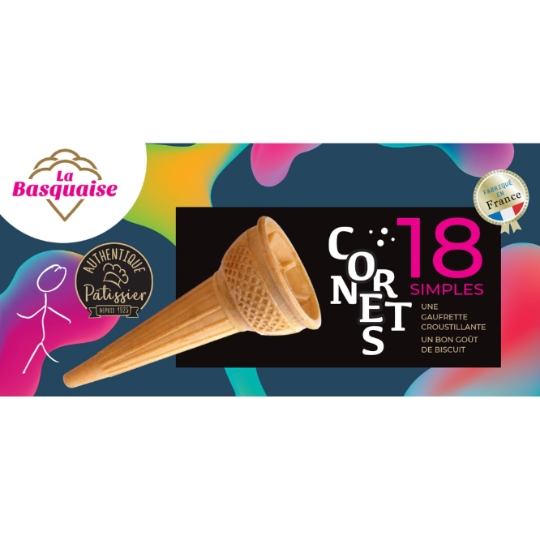 Cornets Simples LA BASQUAISE