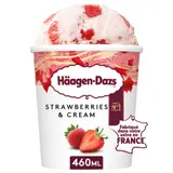 Glace en Pot Fraise Crème HAAGEN-DAZS