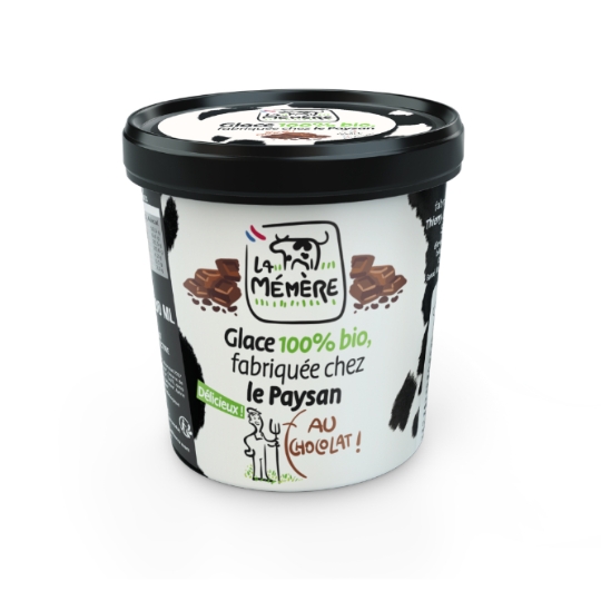 Glace en Pot Chocolat Bio LA MEMERE