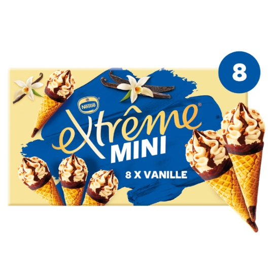 Glaces Cônes Mini Vanille EXTREME