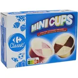 Glaces en Pot Fraise et Vanille Chocolat CARREFOUR CLASSIC'