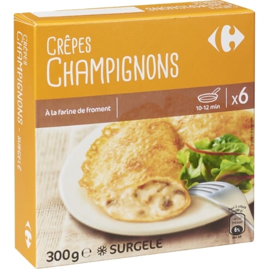 Crêpes champignons CARREFOUR CLASSIC'