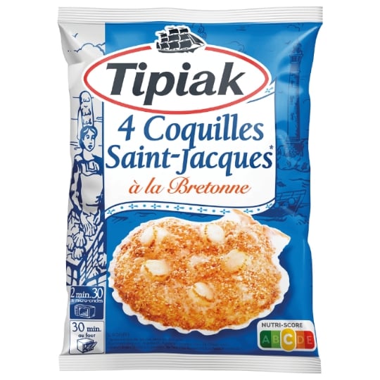 Coquilles St-Jacques à la bretonne TIPIAK