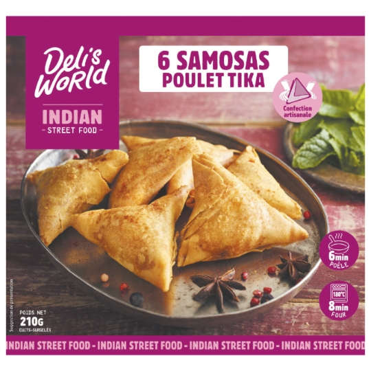 Samossas Poulet Tika DELI'S WORLD