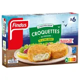Croquettes de poisson pané MSC ail et fines herbes FINDUS