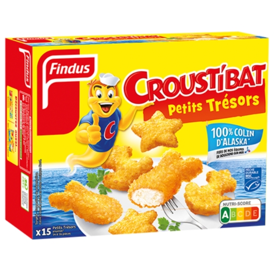 Croustibat poissons panés Petits Trésors MSC FINDUS