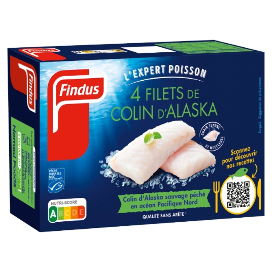Filet de colin d'Alaska FINDUS