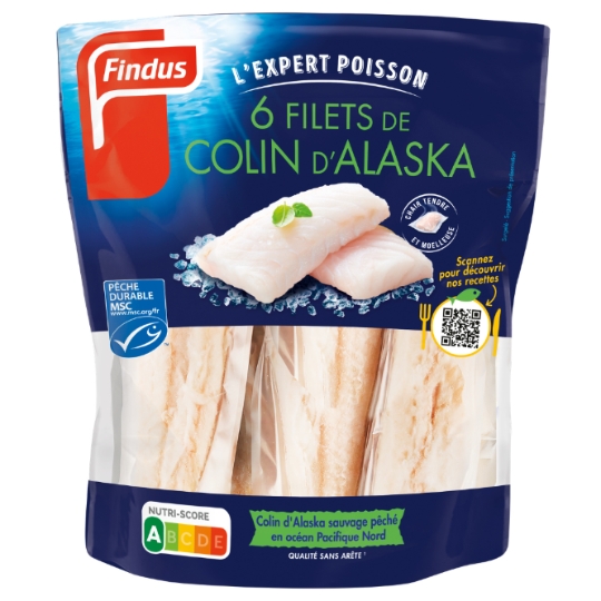 Filets de Colin d'Alaska MSC FINDUS
