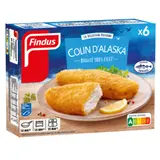 Filets Panés Colin d'Alaska MSC FINDUS
