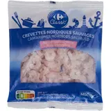 Crevettes Sauvages Nordiques Décortiquées Cuites CARREFOUR CLASSIC'