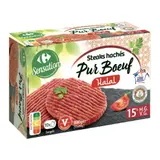 Steaks Hachés 15% MG Halal CARREFOUR SENSATION
