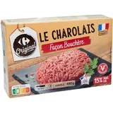 Steaks hachés charolais façon bouchère CARREFOUR ORIGINAL