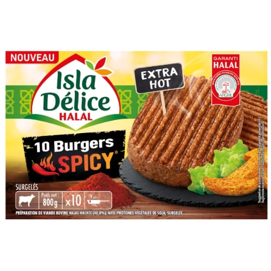 Burgers Spicy Halal ISLA DELICE