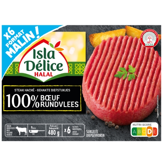 Steak Haché 100% Pur Bœuf Halal ISLA DELICE