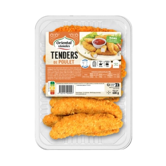 Tenders filet de poulet Halal