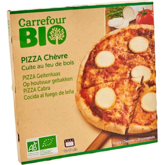 Pizza bio chèvre CARREFOUR BIO
