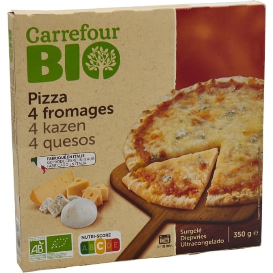 Pizza bio 4 fromages CARREFOUR BIO