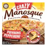 Pizza Crazy Pepperoni cuite au feu de bois LA PIZZA DE MANOSQUE