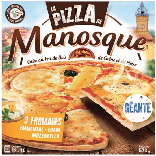 Pizza 3 fromages LA PIZZA DE MANOSQUE