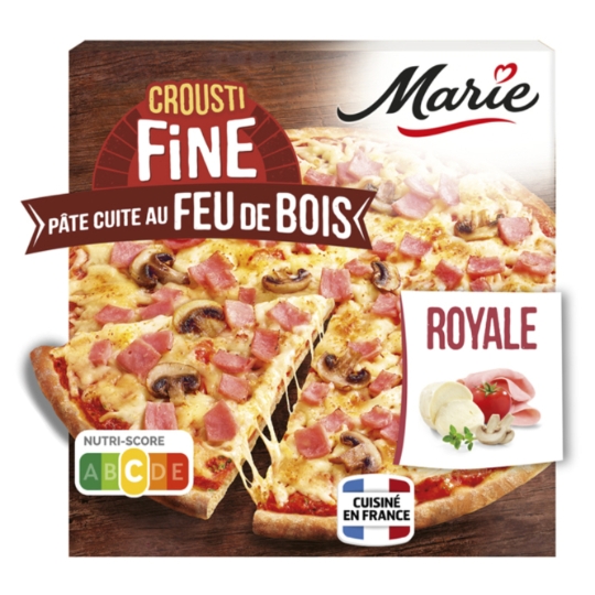 Pizza Royale Crousti Fine Pâte Cuite au Feu de Bois MARIE