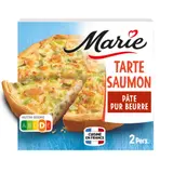 Tarte saumon/poireaux-crème MARIE