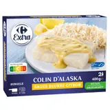 Colin d'Alaska sauce beurre citron CARREFOUR EXTRA