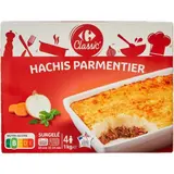 Plat cuisiné hachis parmentier CARREFOUR CLASSIC'