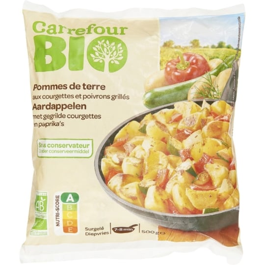 Pommes de terre courgettes poivrons Bio CARREFOUR BIO