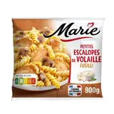 Plats cuisinés escalopes de volaille/Farfalles MARIE