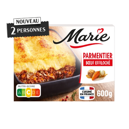 Plat Préparé Parmentier Bœuf Effiloché MARIE