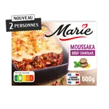 Plat Préparé Moussaka Bœuf Charolais MARIE