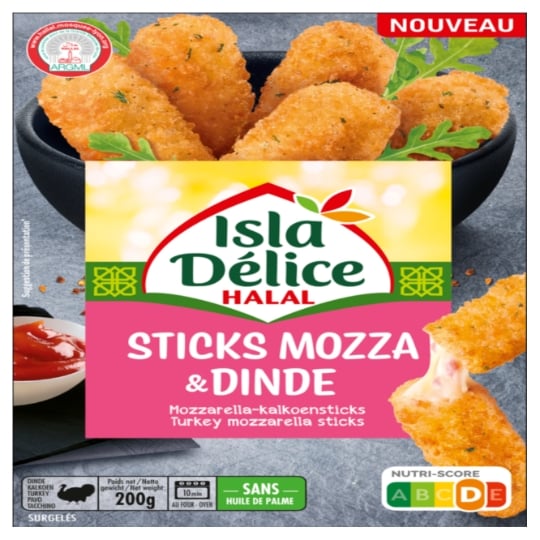 Sticks Mozza et Dinde Halal ISLA DELICE