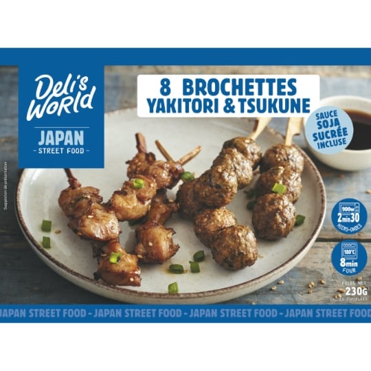 Brochettes Yakitori et Tsukune DELI'S WORLD