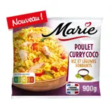 Plat Préparé Poulet Curry Coco Riz et Légumes Fondants MARIE