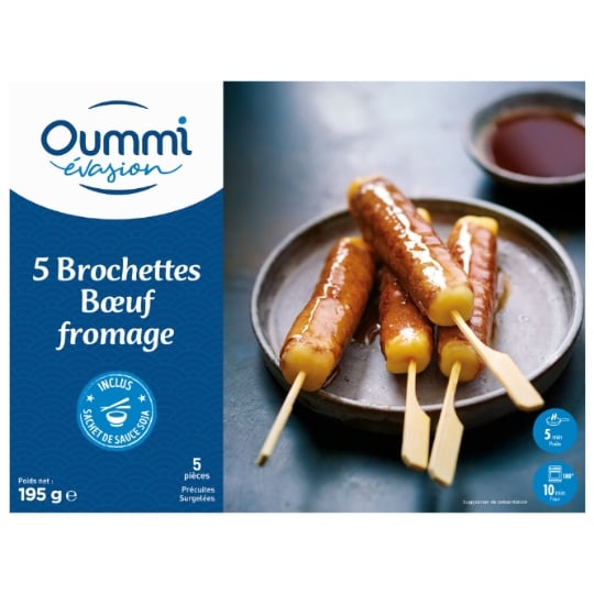 Brochettes Bœuf Fromage OUMMI