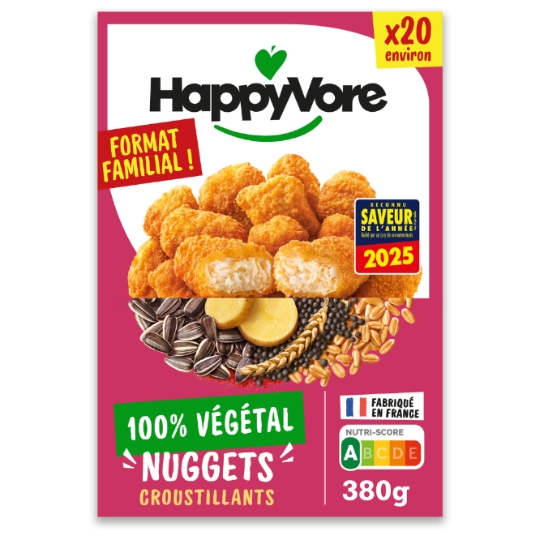 Nuggets Croustillants Végétales et Gourmands HAPPYVORE