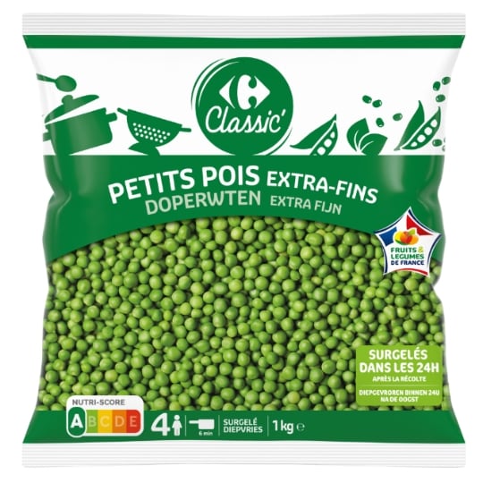 Petit pois doux extra-fins CARREFOUR CLASSIC'