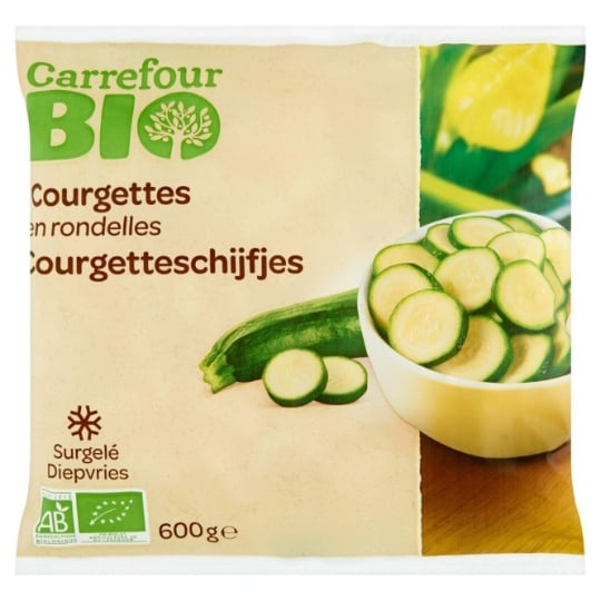 Courgettes en Rondelles Bio CARREFOUR BIO