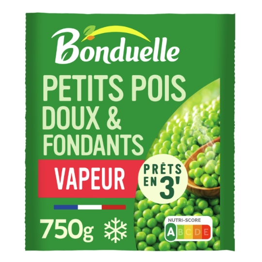 Petits pois extra-fondants précuits à la vapeur BONDUELLE