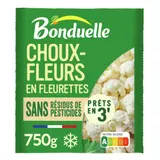 Chou-fleur en fleurettes sans résidu de pesticides BONDUELLE