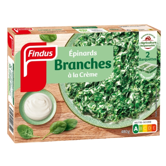 Epinards branches à la crème FINDUS
