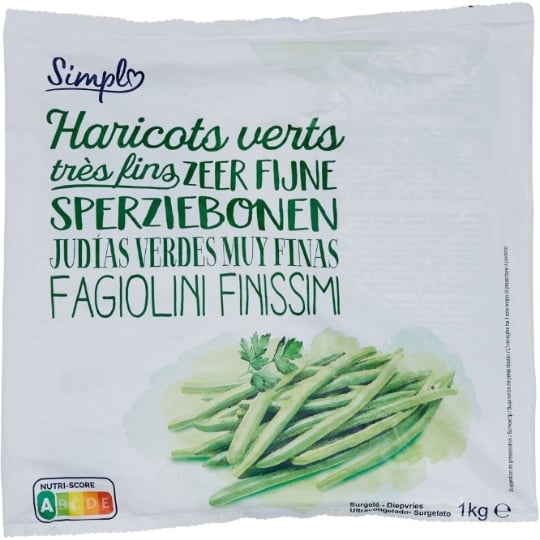 Haricots verts très fins SIMPL