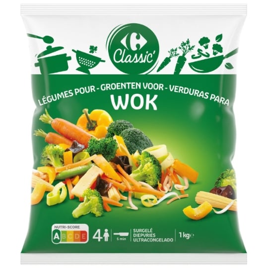 Mélange de Légumes pour Wok CARREFOUR CLASSIC'