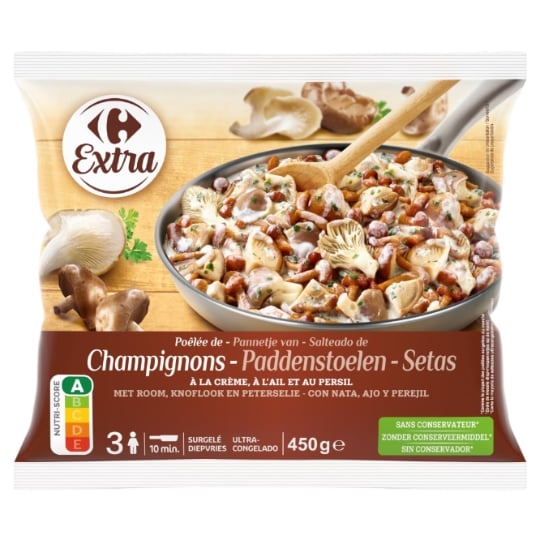 Poêlée champignons CARREFOUR EXTRA