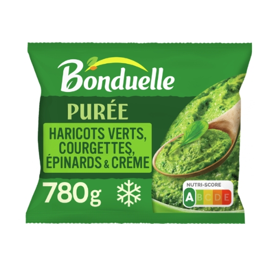 Purée Haricots Verts Courgette et Epinards BONDUELLE