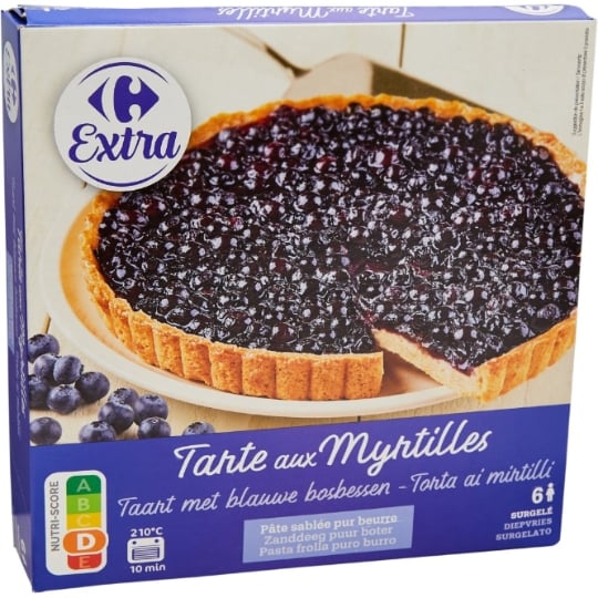Tarte aux Myrtilles CARREFOUR EXTRA