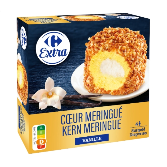 Dôme Glace Vanille Cœur Meringue CARREFOUR EXTRA