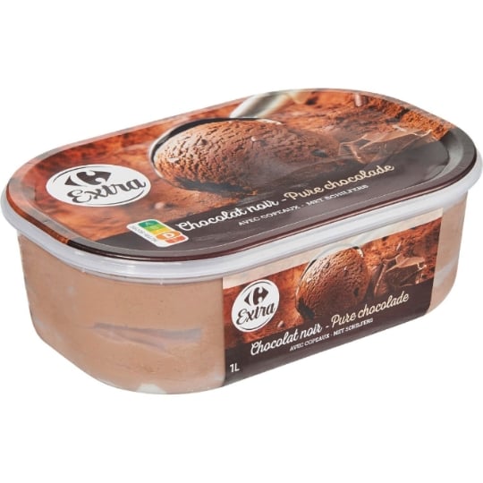 Glace en Bac Chocolat Noir CARREFOUR EXTRA