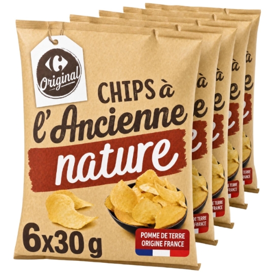Chips à l'Ancienne Nature CARREFOUR ORIGINAL